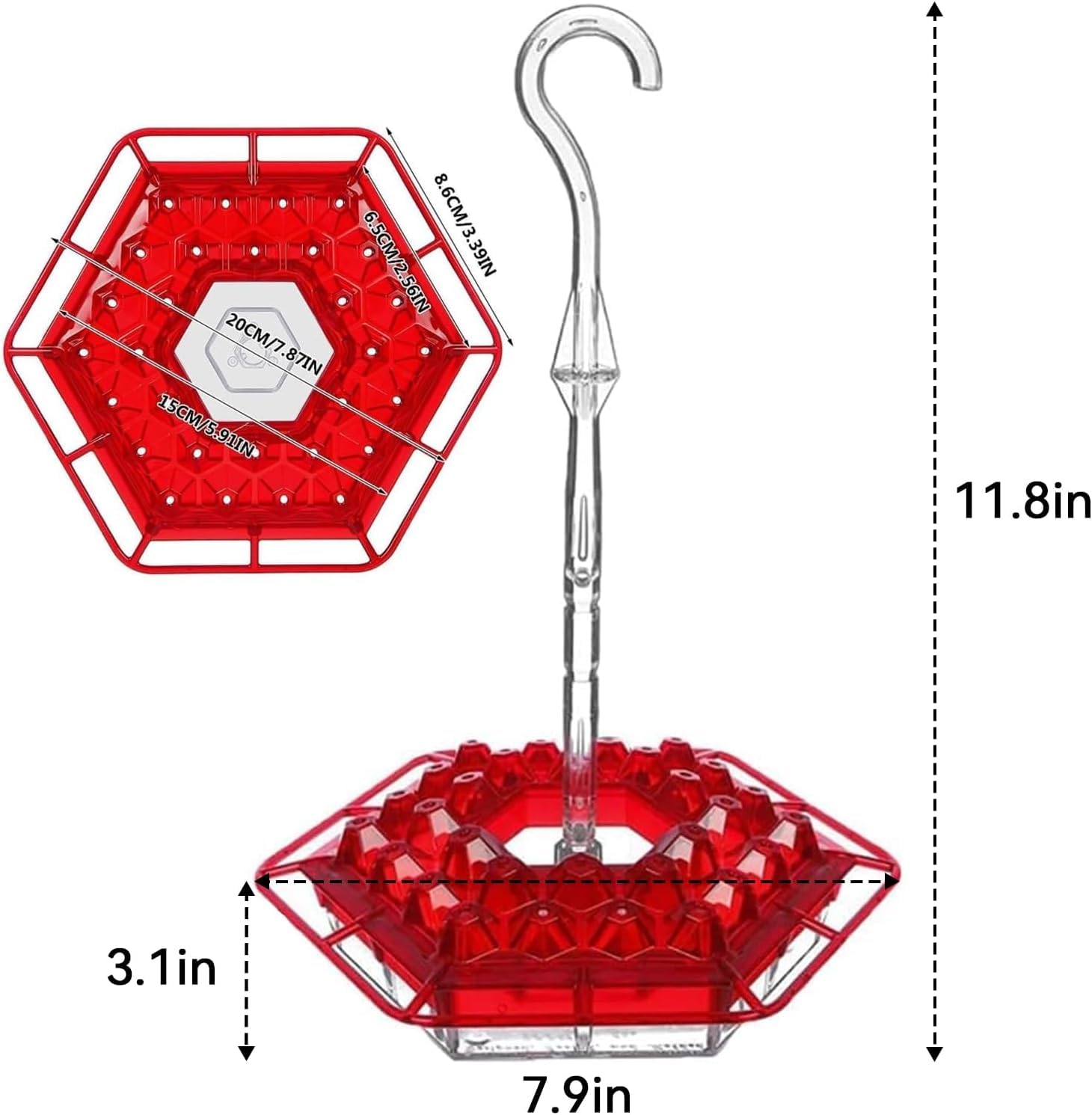 Kolibri-Futterspender zum Aufhängen – Für einen lebendigen Garten voller Farbe und Leben