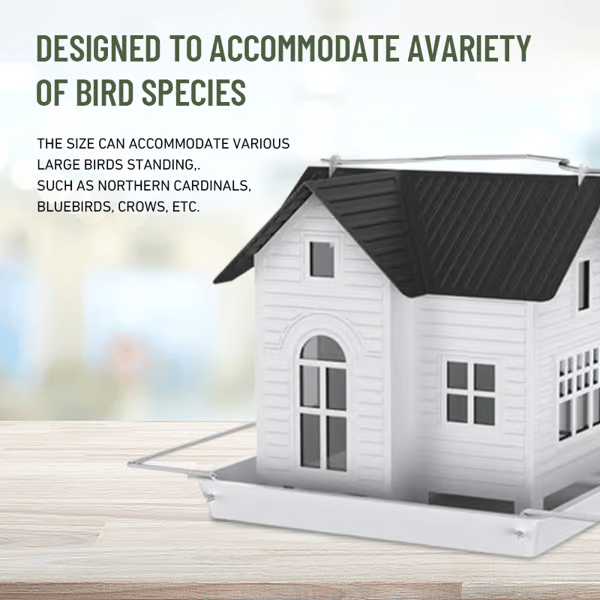 Solar-Vogelhaus mit LED – Leuchtende Gartenlaterne & Futterstation in einem!