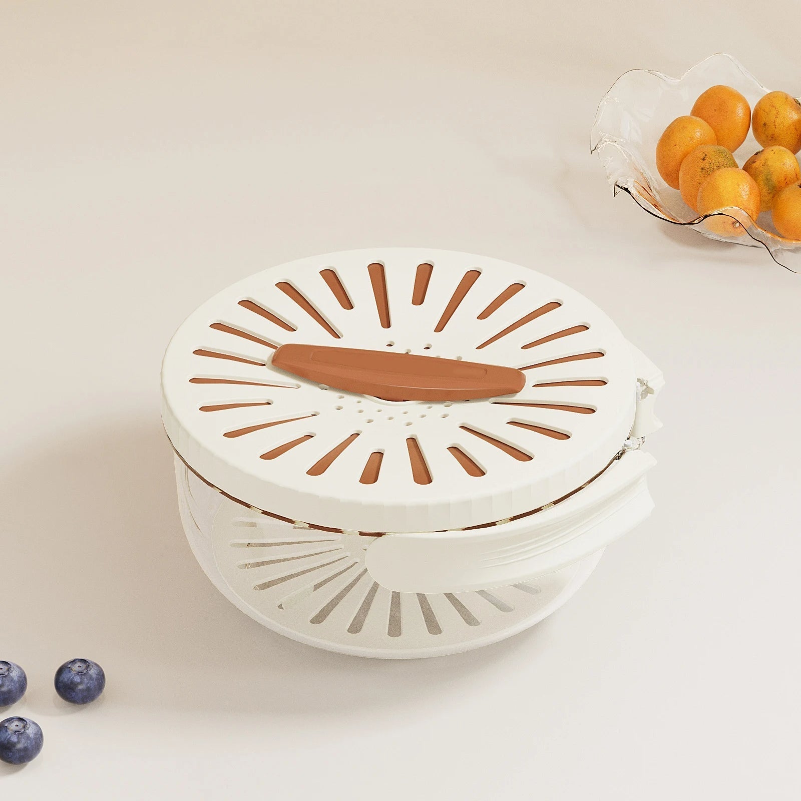 Multifunktionale Waschschüssel – Doppelschichtiges Design für einfaches Reinigen und Aufbewahren