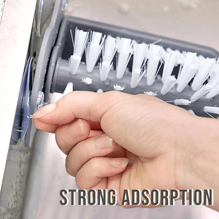 Doppelseitige Becherreinigungsbürste mit Saugnäpfen für schnelles und einfaches Spülen