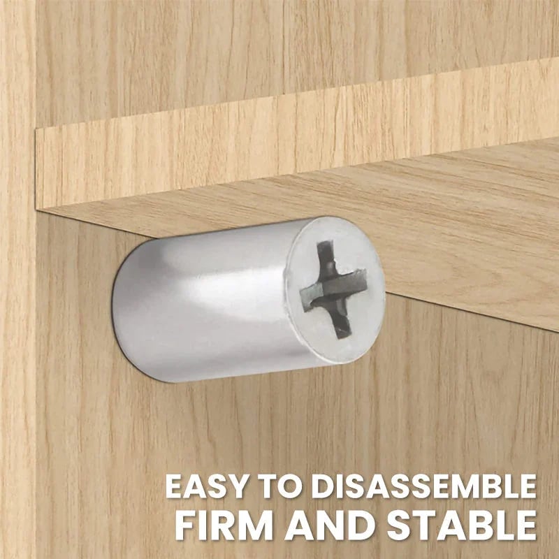 30+50 GRATIS | Selbstschneidende Schrauben für Schränke & Regale – Kein Bohren nötig