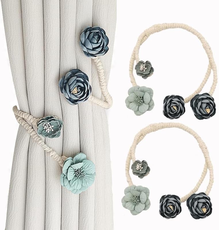 1+1 GRATIS | Elegante biegbare Gardinenhalter – Ohne Bohren, Ohne Aufwand