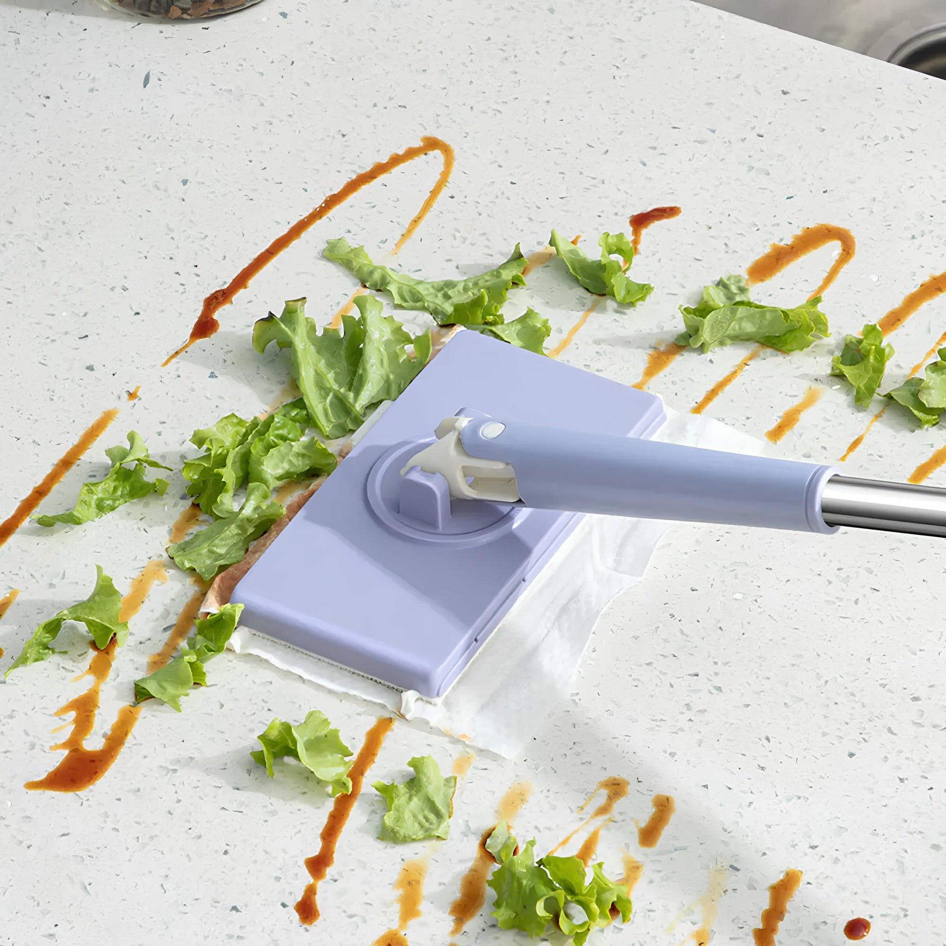 Selbstwechselnder Flachmopp (JETZT 180 % größer) + 4 GRATIS Reinigungstücher