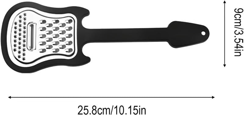 Gemüseschäler aus Edelstahl – Gitarrenförmiger Schäler zum Schälen & Hobeln