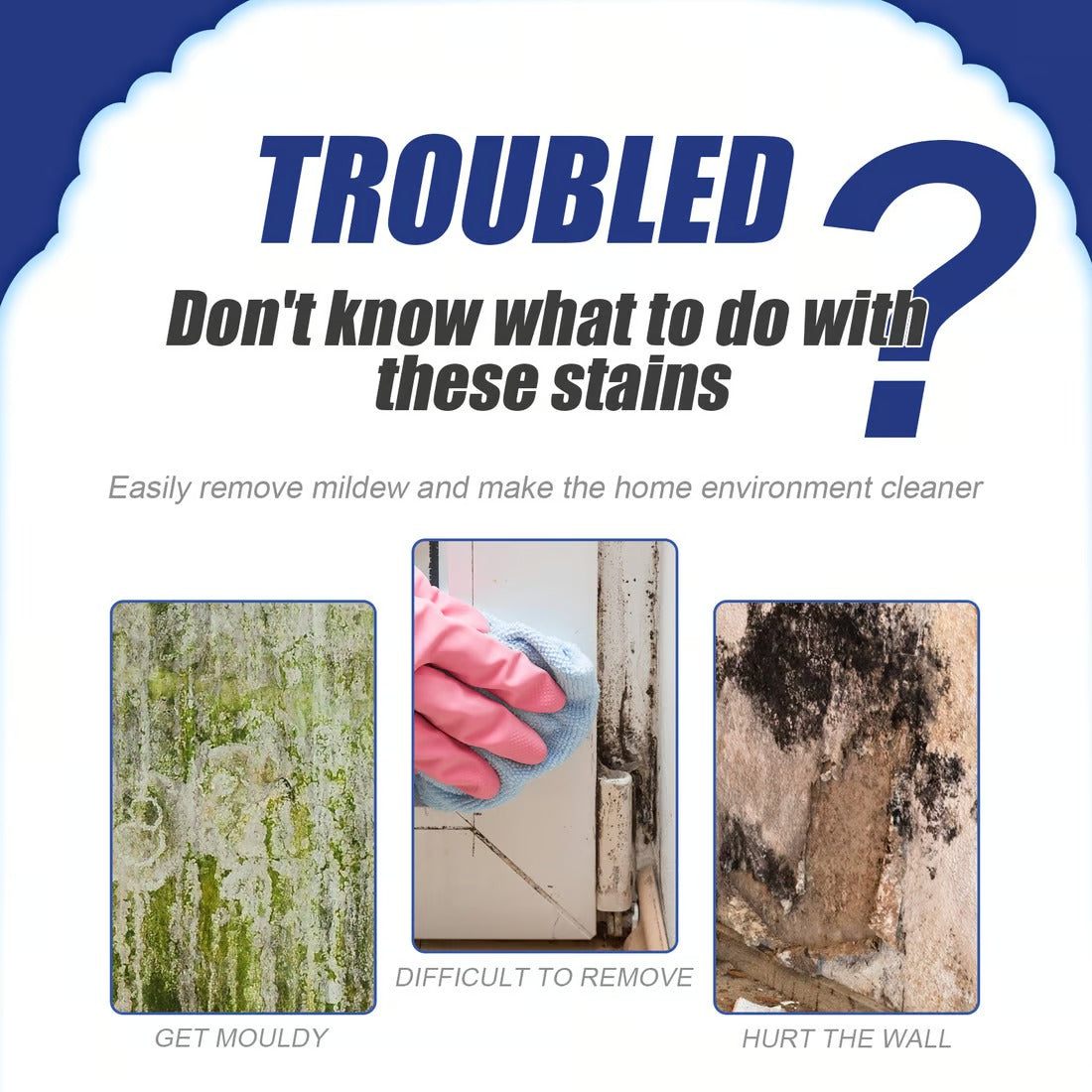 1+1 GRATIS | Hocheffektives Schimmelentfernungsspray – Verhindert Schimmelneubildung