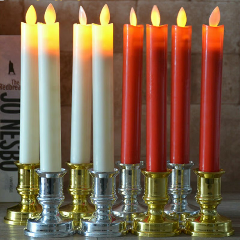 2+2 GRATIS | Flammenlose LED-Kerzen – Sicher, Elegant & Langlebig