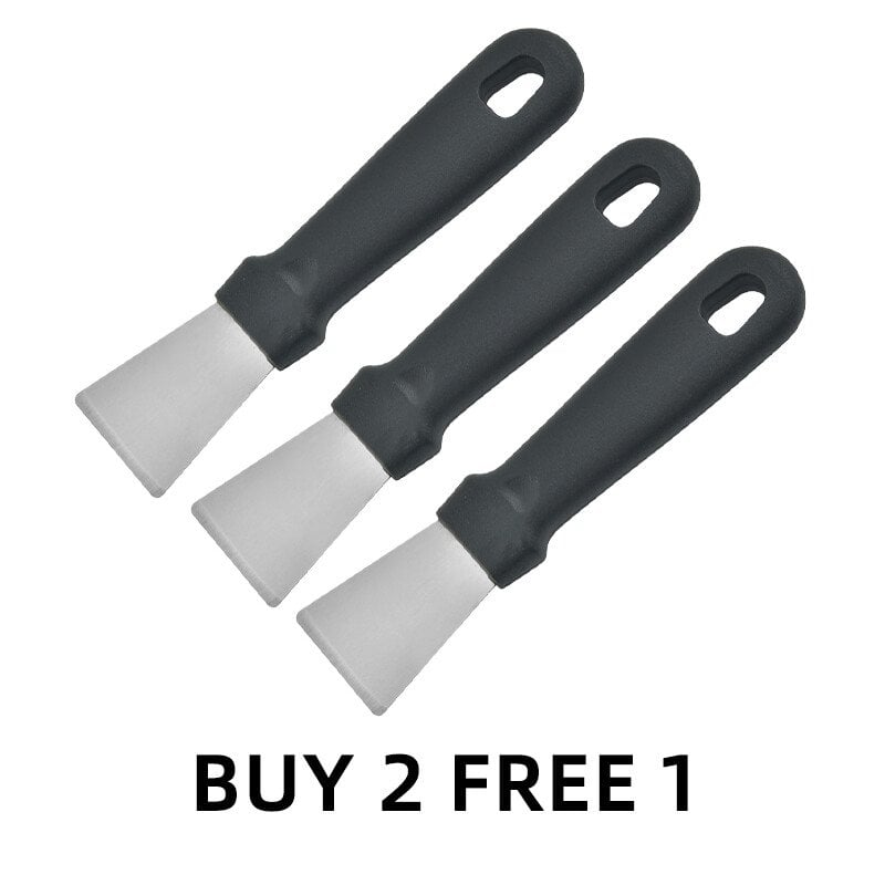 2+1 GRATIS | Multifunktionaler Edelstahl-Küchenschaber – Mühelose Tiefenreinigung