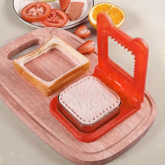 Sandwich-Ausstecher mit Versiegelung – Kinderfreundliches DIY-Set aus Edelstahl