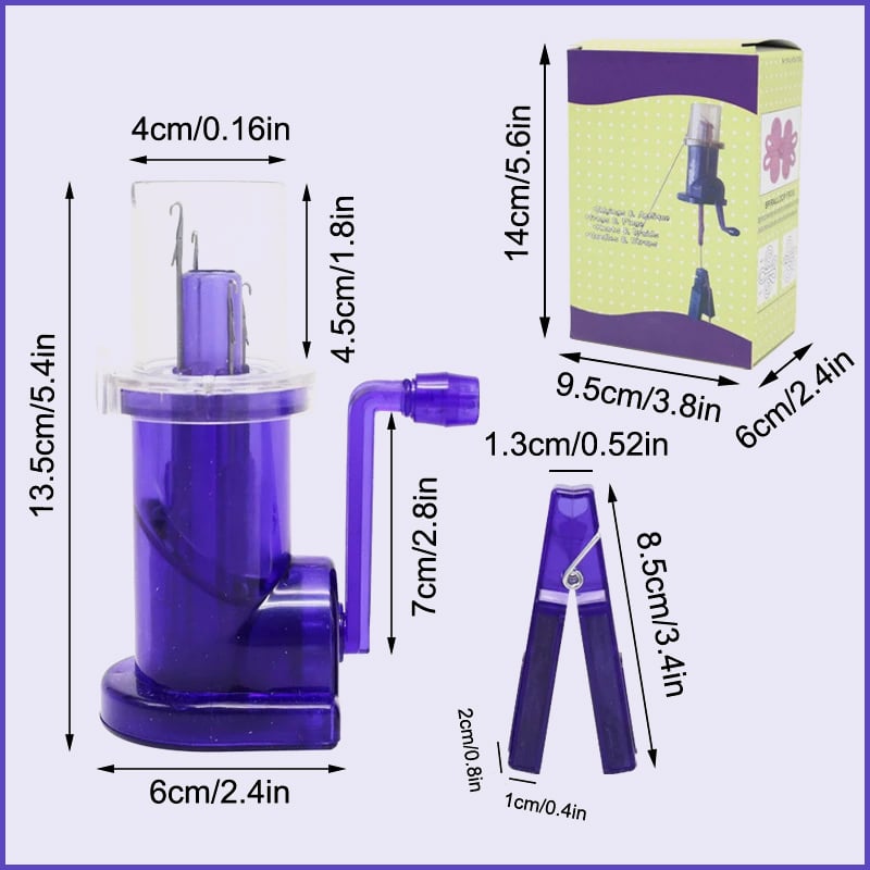 Schnellstrickgerät für Kordeln – Gleichmäßiges Stricken leicht gemacht