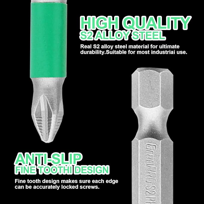 Magnetisches Schraubendreher-Bohrerbit-Set (6 Stück)