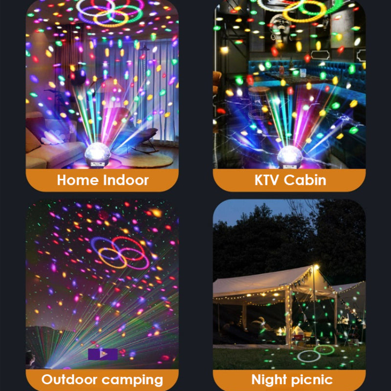 Solarbetriebene Rotierende RGB-Disco-Kugel – Magisches Partylicht