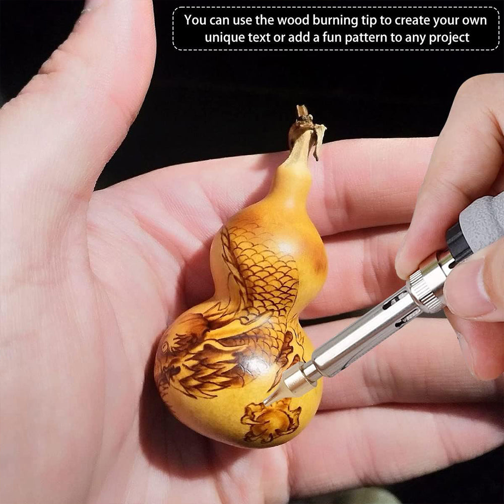 26/58-teiliges Buchstaben-Kupferpräge-Set für DIY-Holz- und Ledergravur