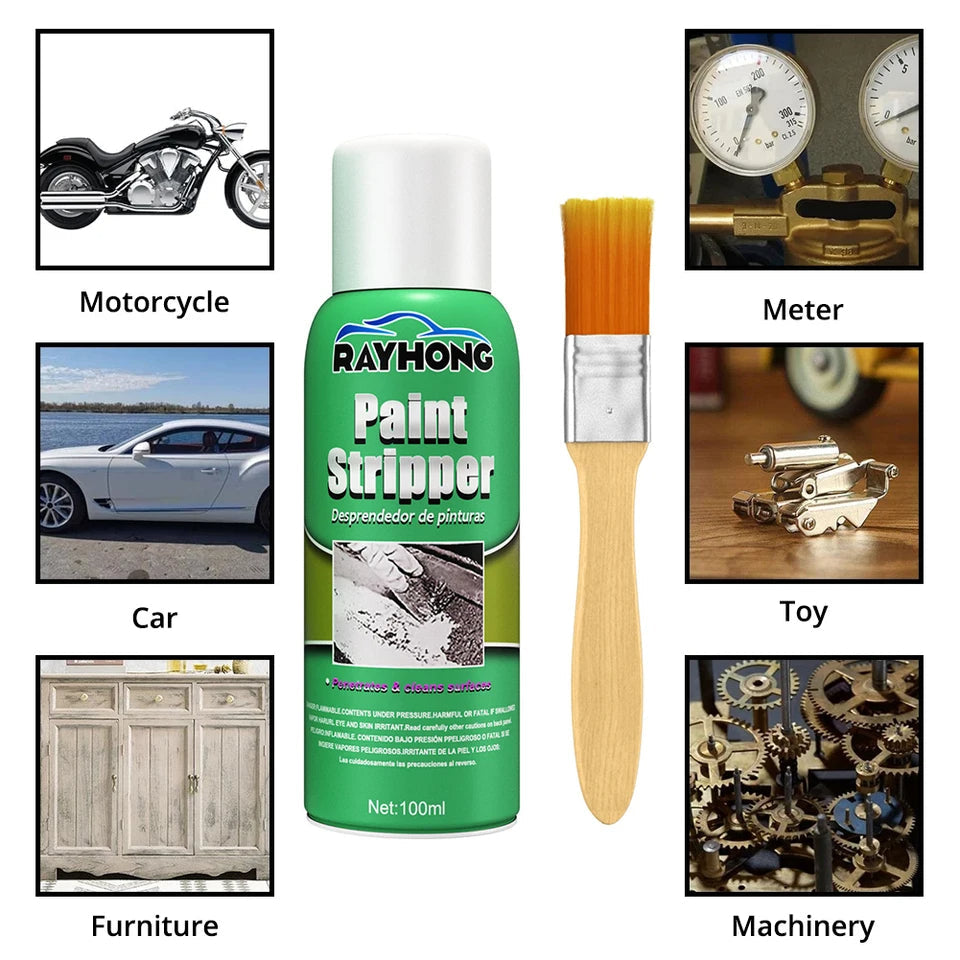 1+1 GRATIS | Schnell wirkender Farbentferner für Metall – Mühelos & Sicher