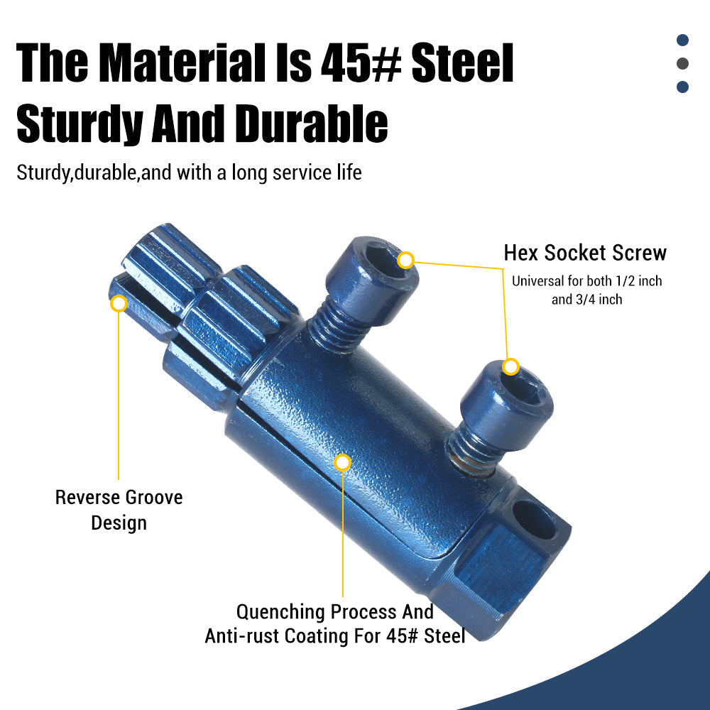 1+1 GRATIS | Abgebrochener Rohrgewinde-Extraktor – Entfernen Sie beschädigte Gewinde mühelos