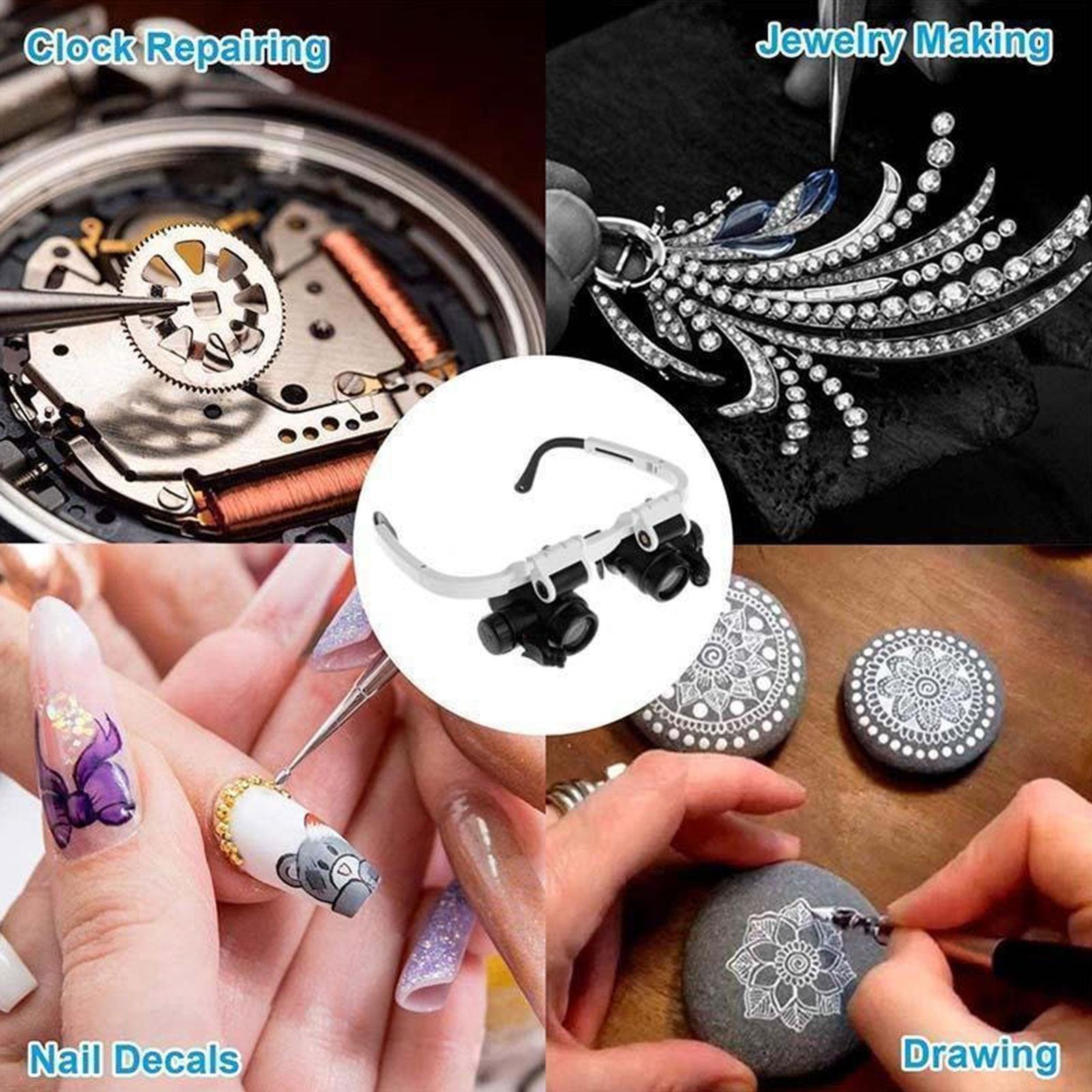 LED-Brillenlupe – Freihändige Präzision mit Einstellbarem Zoom