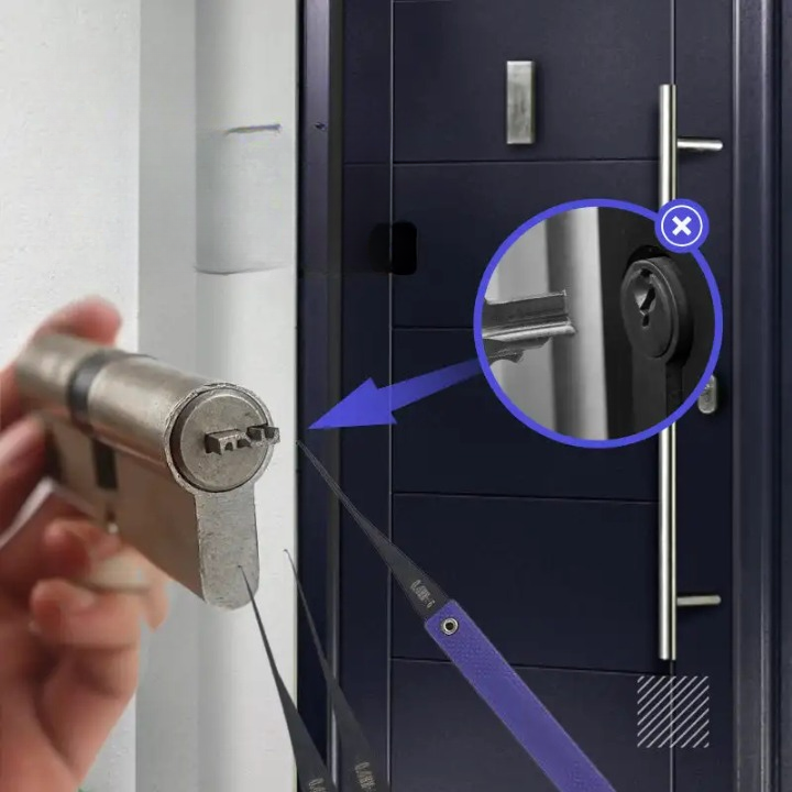 12-teiliges Schlüssel-Entfernungswerkzeug-Set – zur Entfernung abgebrochener Schlüssel aus Schlössern!