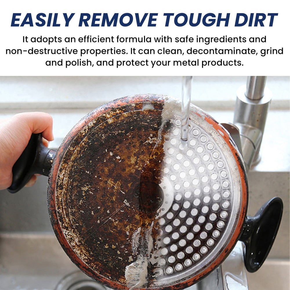 Nano-Reinigungspaste für Edelstahl – Rückstandsfrei & Oberflächenschonend