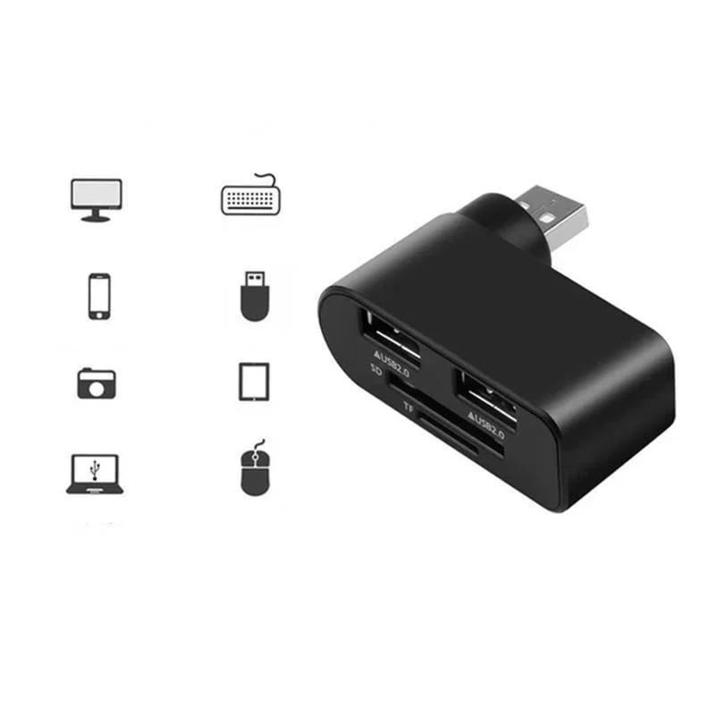 4-in-1 drehbarer USB-Hub – Mehr Anschlüsse, weniger Chaos