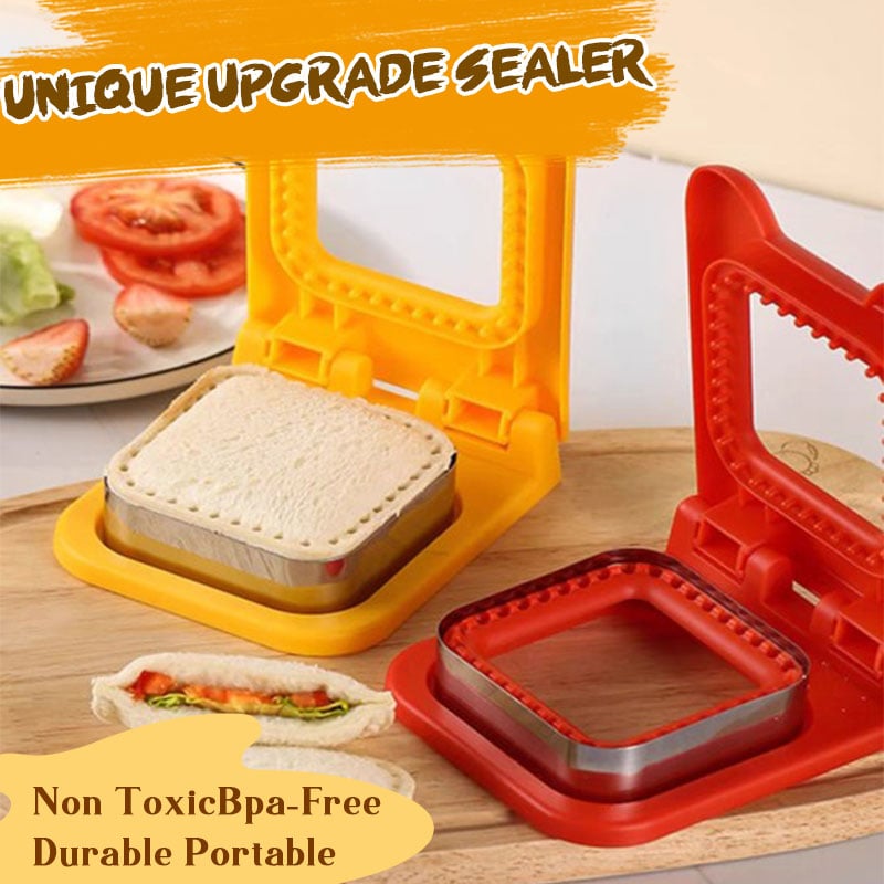 Sandwich-Ausstecher mit Versiegelung – Kinderfreundliches DIY-Set aus Edelstahl