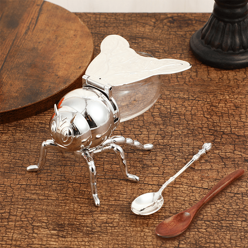 Dekoratives Bienen-Honigglas – Süße Eleganz für Ihr Zuhause