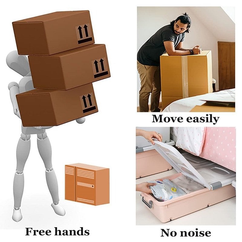 8er-Set Selbstklebende 360° Minirollen für Aufbewahrung & Möbel