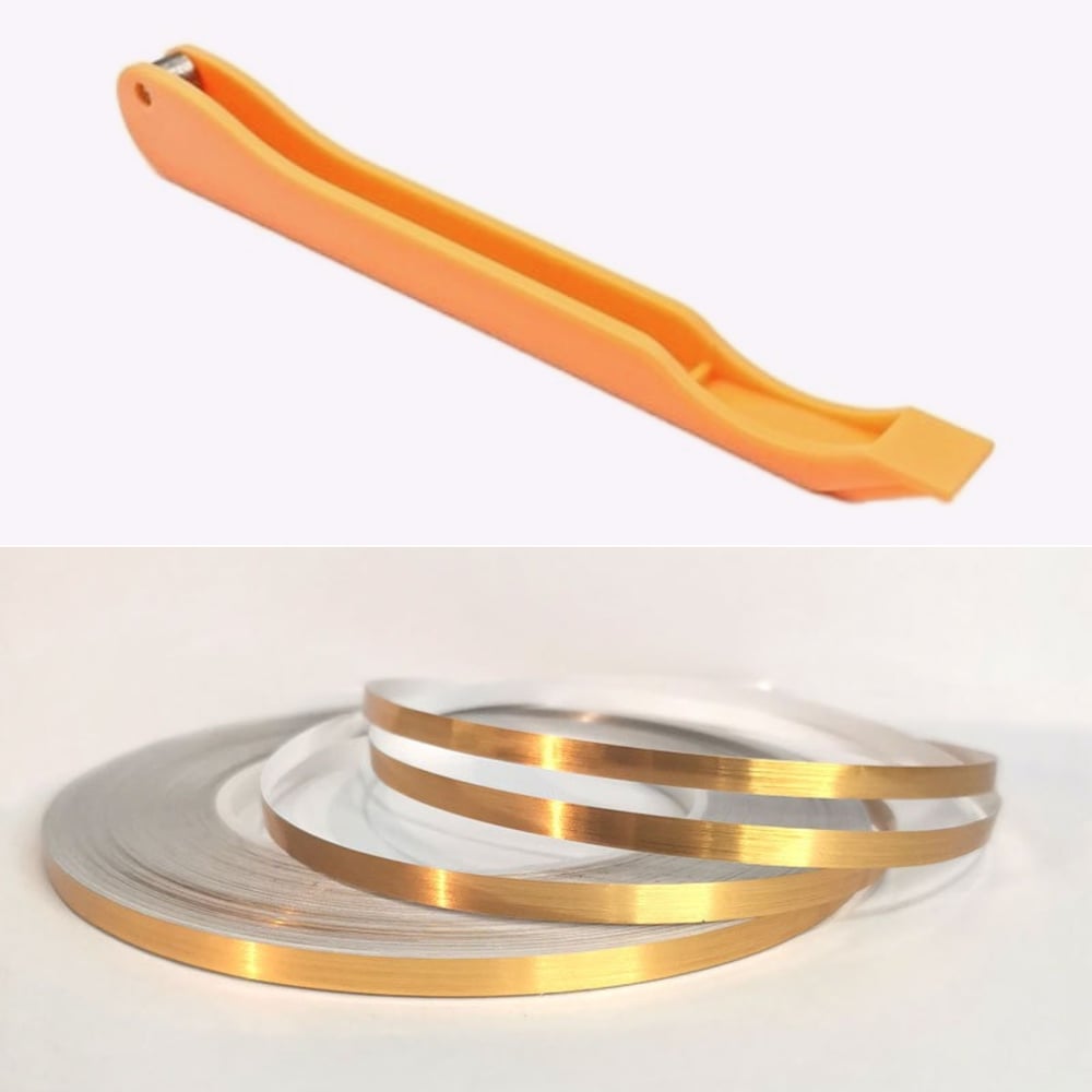 Set Hand-Foliergerät für Buntglas – inklusive 10 m 5 mm Kupferfolie!