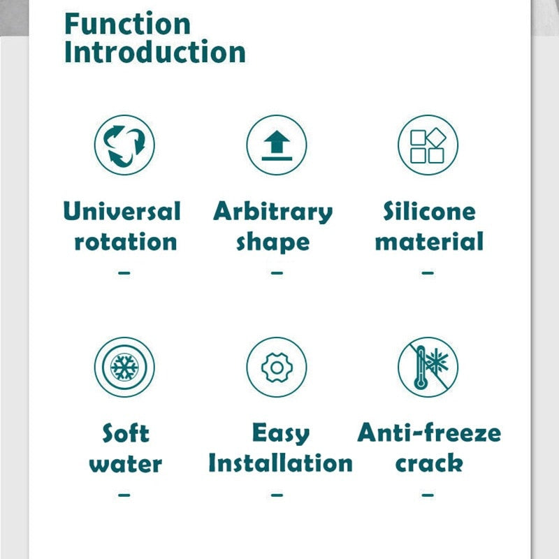 Flexibler 360° Wasserhahn-Verlängerer – Leichter Wasserzugang
