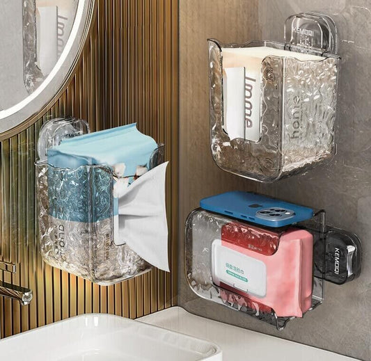 Wandmontierter Spender für Feuchttücher und Taschentücher – 1 kaufen, 1 gratis sichern!