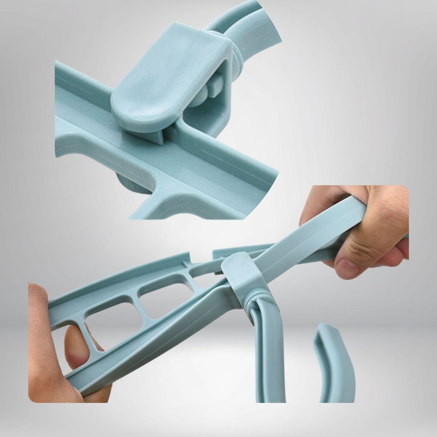 1+1 GRATIS | Faltbarer Multi-Bügel – Mehr Platz im Kleiderschrank & perfekte Ordnung