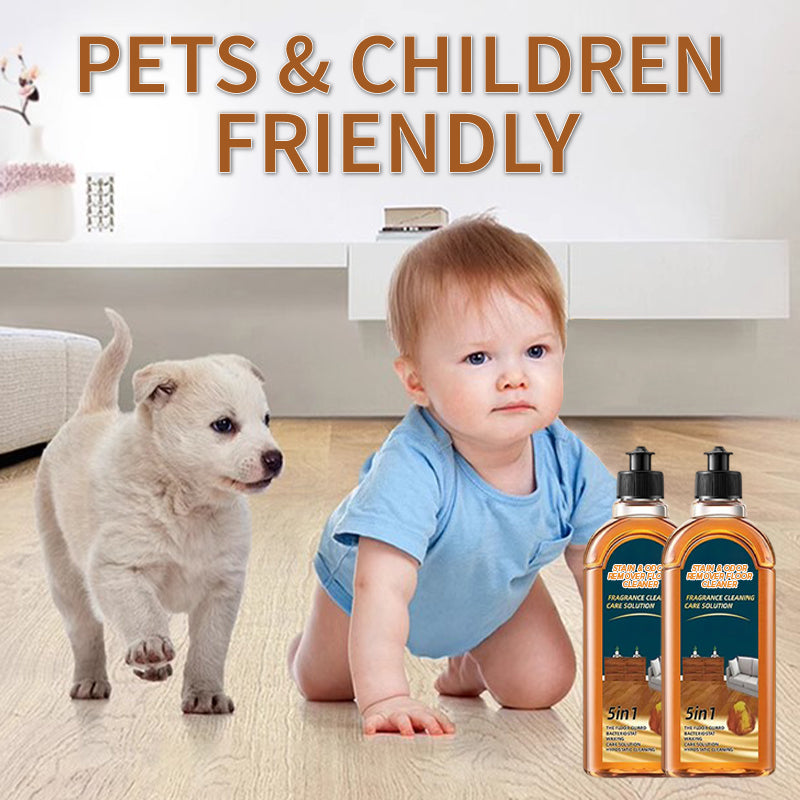 Flecken- und Geruchsentferner für Holzböden – 5-in-1 Reinigungslösung