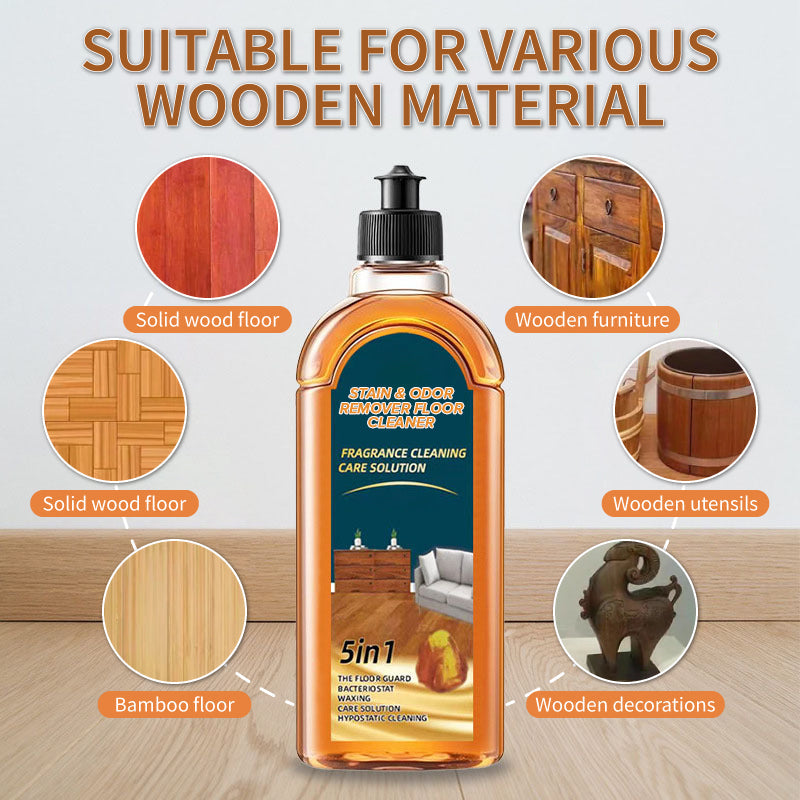 Flecken- und Geruchsentferner für Holzböden – 5-in-1 Reinigungslösung