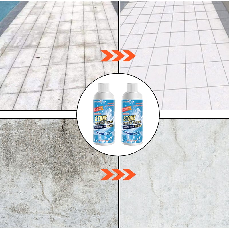 1+1 Gratis | Kraftvoller Stein-Fleckenentferner – Mühelose Tiefenreinigung