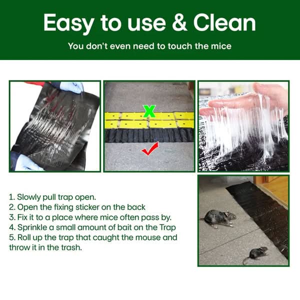 1+1 Gratis | Extra Starke Ratten-Stickyfalle